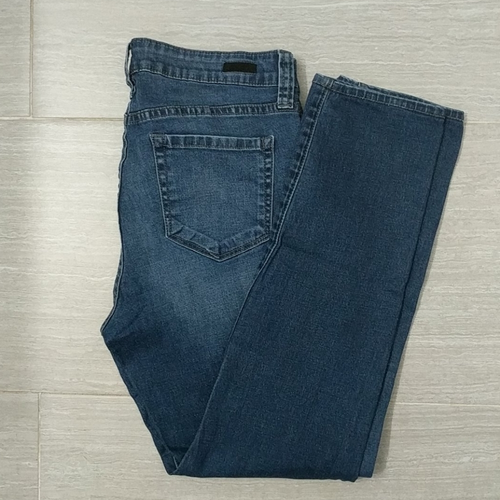 Kut 'Elle' Blue Tight Stiletto Skinny Jeans 2010s Medium Rise and Wash Sz 8